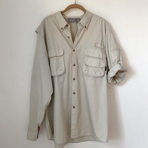 Quest Vintage Outdoors Fishing Hiking Shirt
